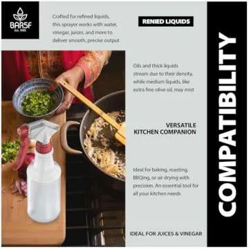 Bar5F Spray Bottles (16-Ounce, 2 Pack) for BBQ Grilling Smoking & Baking Food Grade Grill Spritzer Meat Smoker Butchers Tools & Chef Gadgets