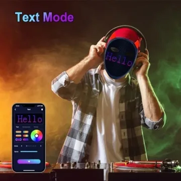 URAO LED Rechargeable Halloween Mask with App Control