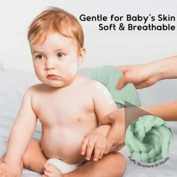 Premium Unnivoll Cotton Burp Cloths for Babies Large 20''x10''