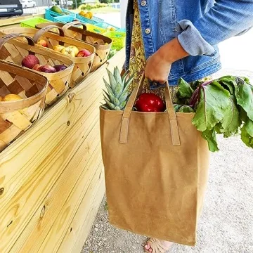 World's Strongest Organic Cotton Grocery Bag, Eco-Friendly, Durable