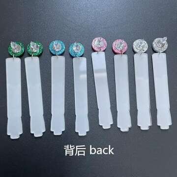 Beaded Pencil Earrings Teacher Earrings for Women Handmade Funny Pencil Book Drop Dangle Earrings for Teachers Appreciation Day Creative Jewelry Gifts -Style 8