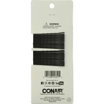 Conair Bobby Pins 90 ct - Secure Styling Essential