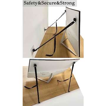 OeckuXIY Adjustable TV Safety Straps for Baby Proofing