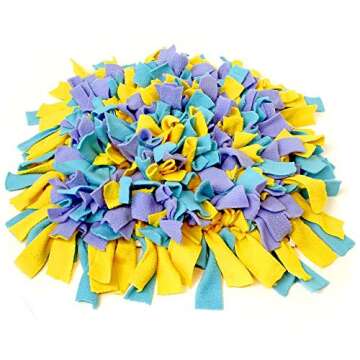 Snuffle Mat For Dogs, Interactive Slow Feeder, Durable, Washable, Dog & Cat Slow Feeding Mat, Anti S...