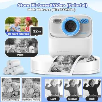 masterbee Kid Instant Print Camera Perfect for Kids