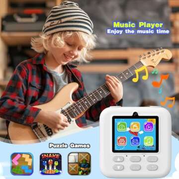 masterbee Kid Instant Print Camera Perfect for Kids