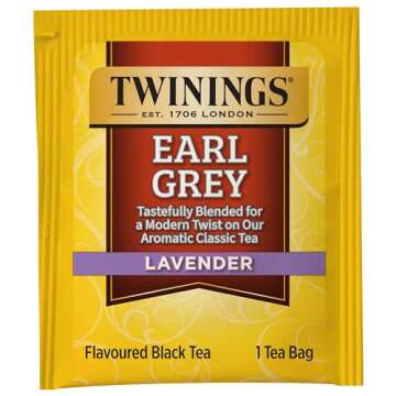 Twinings Earl Grey Lavender Tea - 20 Count Pack (6)