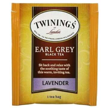 Twinings Earl Grey Lavender Tea - 20 Count Pack (6)