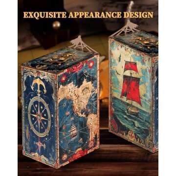 DIY Pirate Book Nook Kit - 3D Wooden Puzzle Adventure