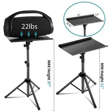 HOLDOOR Adjustable Projector Stand for Presentations