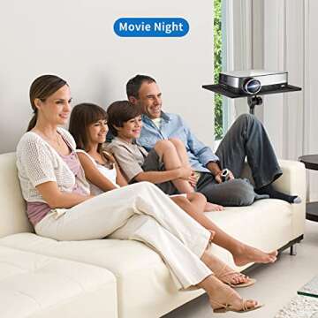 HOLDOOR Adjustable Projector Stand for Presentations