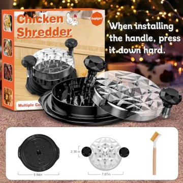BPA Free Chicken Shredder Tool - Ergonomic & Efficient