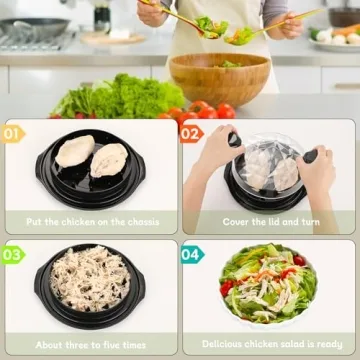 BPA Free Chicken Shredder Tool - Ergonomic & Efficient