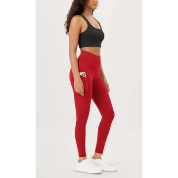ODODOS Women's High Waisted Full Length Yoga Leggings