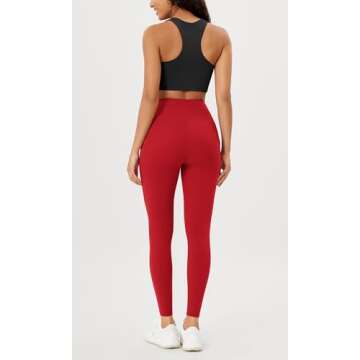 ODODOS Women's High Waisted Full Length Yoga Leggings