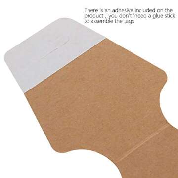 LISHINE 400 Pcs Necklace Cards with Adhesive, Keychain Display Cards for Packaging, Bracelet Display Card for Selling, Tags, Jewelry Display Cards for Selling Bracelets, Small Business Supplies