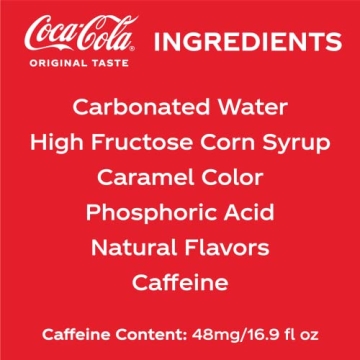 Coca-Cola Original Taste, 16.9 fl oz, 6 Pack of Bubbly Refreshment