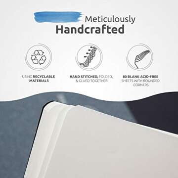 B6 Small Sketchbook for Drawing - Durable & Eco-Friendly