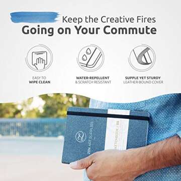 B6 Small Sketchbook for Drawing - Durable & Eco-Friendly