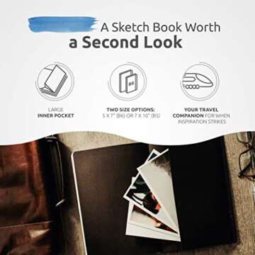 B6 Small Sketchbook for Drawing - Durable & Eco-Friendly