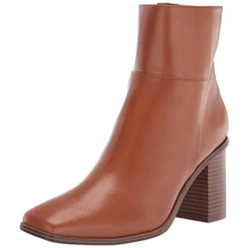 The Drop Women's Ibita Ankle Boot, Cognac, 5