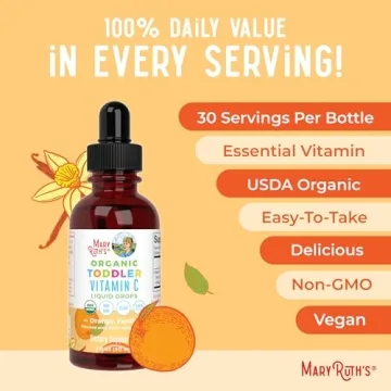 MaryRuth Organics Toddler Vitamin C Drops for Immune Health