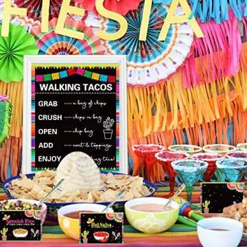 Taco Bar Decoration Kit for Fiesta & Taco Parties