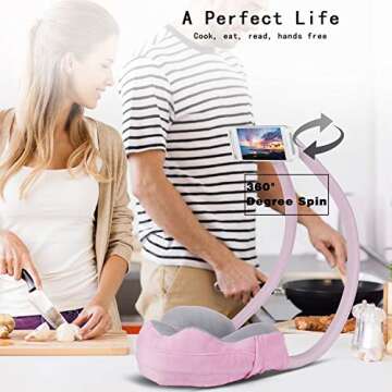 AIMI Neck Pillow Phone Holder, Cell Phone Holder, Suitable for Home,Travel, Outdoor,Comfort, Stabili...