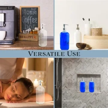 Stylish 16 Oz Glass Dispensing Bottles for Gifts