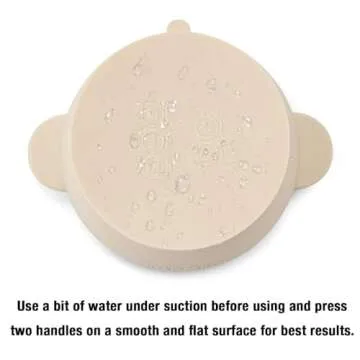 PandaEar 3 Pack Baby Bowls with Suction| Stay Put Silicone Food Bowl for Babies Kids Toddlers Infants| Food Grade Soft Safe BPA-Free Silicone (Multi-Color)