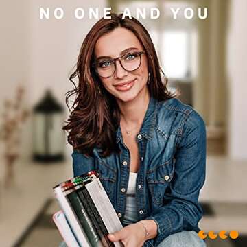 IBOANN Iconic Blue Light Glasses - 99% Blue Light Blocking & Eye Comfort