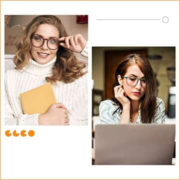 IBOANN Blue Light Glasses - Stylish Eye Protection for All