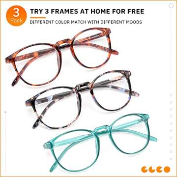 IBOANN Blue Light Glasses - Stylish Eye Protection for All