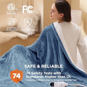 Bedsure Heated Throw Blanket - Ultimate Warmth & Comfort