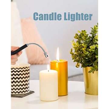 NESAPTO Electric Candle Lighter - Rechargeable & Windproof