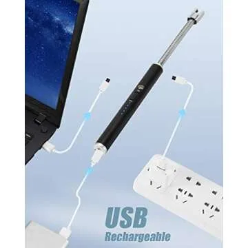 NESAPTO Electric Candle Lighter - Rechargeable & Windproof