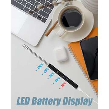 NESAPTO Electric Candle Lighter - Rechargeable & Windproof