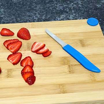 Chef Craft Select Paring Knife Set - 4 Piece Assorted Color Knives