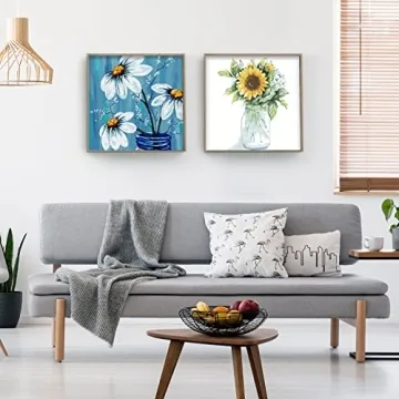 Ninonly 2 Pack Paint by Numbers for Adults with Easel