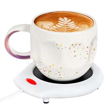 ASAWASA Coffee Mug Warmer for Warm Drinks and Scents