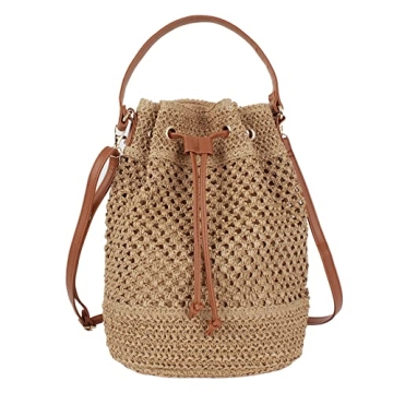 Van Caro Shoulder Bucket Bag - Stylish & Eco-Friendly Tote