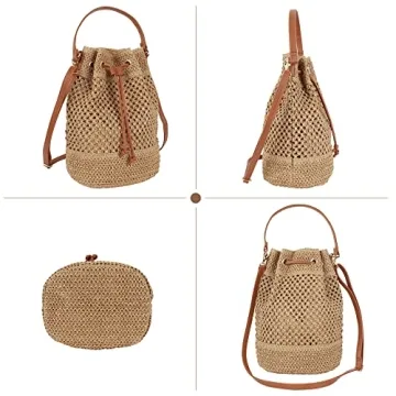 Van Caro Shoulder Bucket Bag - Stylish & Eco-Friendly Tote