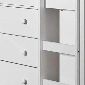 Donco Kids Study Modern Twin Low Loft Bed in White Finish