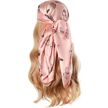 Luxurious 27 Inch Butterfly Print Scarf for Women