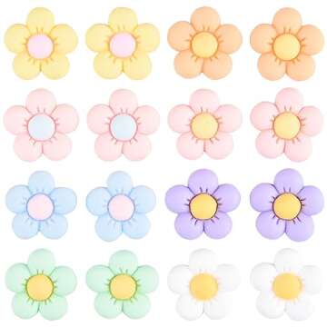 Decwenme Flower Shoe Charms for Girls Women Kids party Favor Gifts