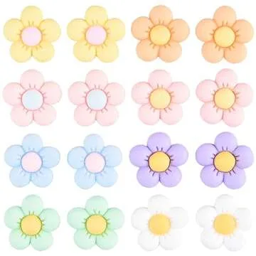 Decwenme Flower Shoe Charms for Girls Women Kids party Favor Gifts