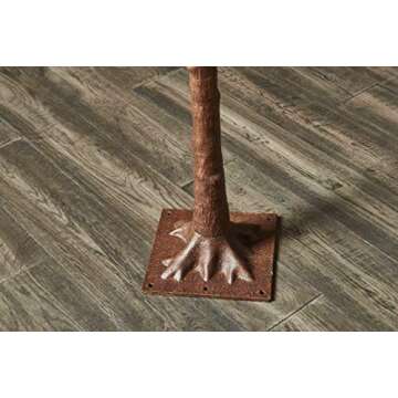 Hairui 4FT Lighted Eucalyptus Tree for Home Decor