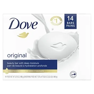 Dove Beauty Bar Moisturizing Cleanser for Soft Skin - 14 Bars
