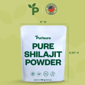 Purisure Shilajit Powder Boosts Energy & Wellness