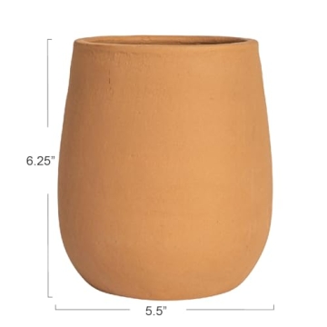 Creative Co-Op Terracotta Crock Elegant Kitchen Storage